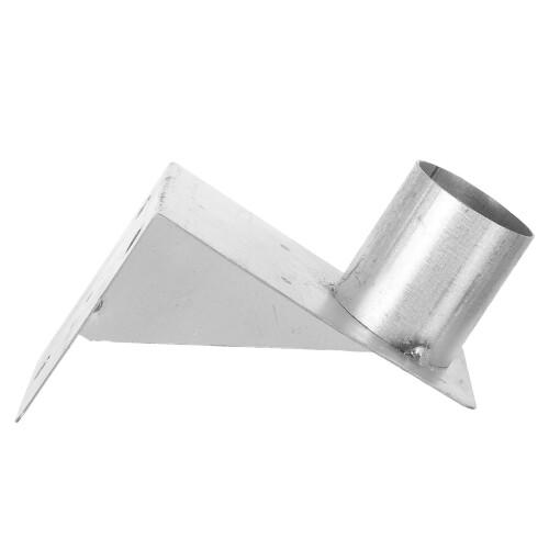 4Pcs Stable Silver Mirror Brackets for Traffic and Driveway Wall Mount