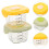 6Pièces Boîtes Récipients Bébé Portable Multi Usage 11