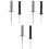 6Pcs Corner Flag Spring Base Durable Iron Stake for Soccer Training 4