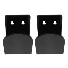 2Pcs Acrylic Wall Mounted Glove Rack Black for Sports Gloves Storage