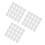 60Pcs White Foam Mushroom Models Unpainted for Garden and Art Projects 8