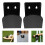 2Pcs Durable Acrylic Baseball Softball Boxing Glove Display Rack 8