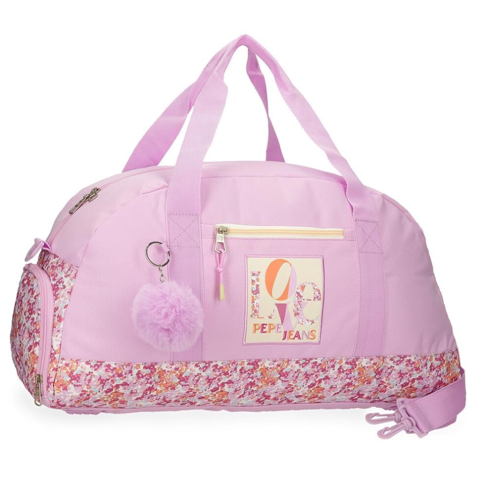Pepe Jeans Sandra School Bag, Perfect Size For Backpack, Briefcase Or Handbag By Joumma Bags, Travel Backpack Pink
