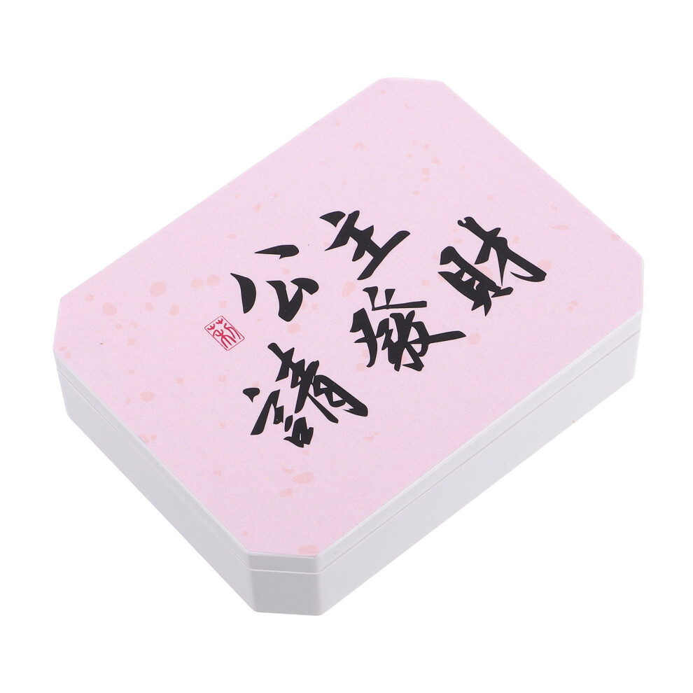 Totority 5Pcs White Plastic Nail Art Palette Compact Gel Polish Organizer Box