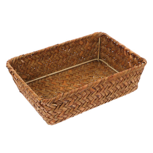 3Pcs Space-Saving Orange Grass Cutlery Holder with Iron Frame for Home 1