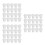 60Pcs White Foam Mushroom Models Unpainted for Garden and Art Projects 4