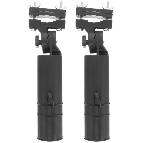 4Pcs Adjustable Black Plastic Golf Push Cart Umbrella Holders for Golf 1