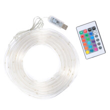 2Sets Flexible Colorful Trampoline Rope Lights Waterproof for Outdoors