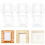 32 Pcs Interlocking Picture Hanger Hook Mirror Mounting Clip 1