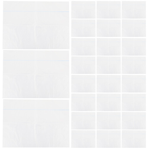 150Pcs Practical Transparent Rabbit Cage Bottom Film for Pet Waste
