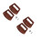 4Pcs Heat-Resistant Dark Brown Bakelite Pot Lid Knobs for Kitchen Use 7