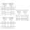 150Pcs White Mini Art Tools Foam Finger Sponges for Ink Blending 3