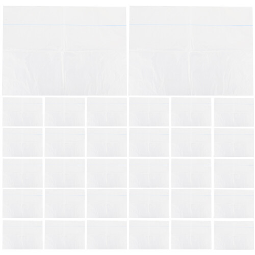 150Pcs Practical Transparent Rabbit Cage Bottom Film for Pet Waste 2
