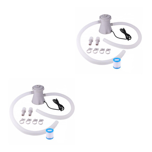 2Pcs Household Home Use Egg Incubator with Adjustable Slots Light Grey 1