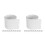 20Pcs White PVC Blinds Replacement Slats for Vertical Blind Repair 6