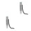 2Pcs Silver Alloy Egg Candler LED Light for Chicken Goose Duck Eggs 6