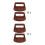 4Pcs Heat-Resistant Dark Brown Bakelite Pot Lid Knobs for Kitchen Use 8