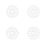 200Sets White Plastic Doll Joint Connectors for DIY Doll Making Crafts 6