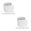 20Pcs White PVC Blinds Replacement Slats for Vertical Blind Repair 4