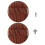 4Pcs Heat-Resistant Dark Brown Bakelite Pot Lid Knobs for Kitchen Use 2