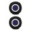 2Pcs Lightweight Black Microphone Covers Noise Cancelling Sponge 6