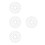 200Sets White Plastic Doll Joint Connectors for DIY Doll Making Crafts 5