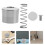 4Sets Silver Rv Toilet Valve Replacement Kit Quick Open Flush Valve 11