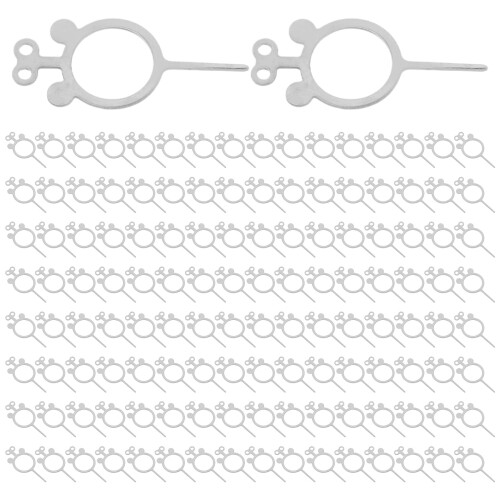 800Pcs Stainless Steel Sim Card Removal Tool Silver Phone Tray Ejector 1