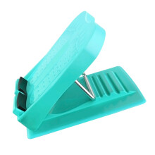 2Pcs Adjustable Folding Fitness Pedal Rib Stretch Board Light Green