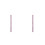 2Pcs Practical Cosmetic Brush Pink Double-Headed Lip and Eye Brush 6
