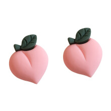 6Pairs Pink Pineapple Earrings Small Studs for Women