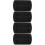 4Pcs Universal Silicone Toaster Lid Covers Black for Bread Maker Use 8