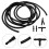 2Sets Easy Install Black Rubber Windshield Washer Hose Replacement Kit 11