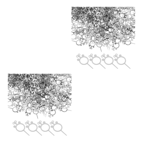 800Pcs Stainless Steel Sim Card Removal Tool Silver Phone Tray Ejector 2