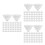 150Pcs White Mini Art Tools Foam Finger Sponges for Ink Blending 5