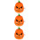 3Pcs Funny Orange Wind-Up Pumpkin Toys Halloween Clockwork Props 9