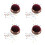 4Pcs Multicolor Needle Cushions with Stable Metal Base for Sewing 7