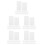 900Pcs Flexible White Insect Mounting Boards for 6