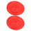 8Pcs Lightweight Red Plastic Round Trash Can Covers for Household Use 1