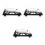 3Pcs Portable Pc Floor Stand Adjustable Width with Wheels for Computer 5