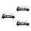 3Pcs Portable Pc Floor Stand Adjustable Width with Wheels for Computer 7