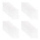 4Pcs Transparent Pe Bubble Pouches Double Layer Self-Seal for Packing 5