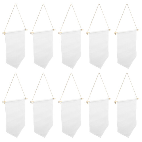Beige Canvas Banner Met Frame Voor Sieraden