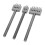15Pcs Hollow Punch Kit Steel Leatherworking Tools for Home Use Silver 3