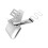 2Pcs Multi-Purpose Sewing Machine Binder Silver Flat Seam Folder 9