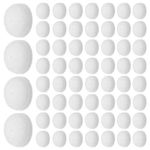 150Pcs White Mini Art Tools Foam Finger Sponges for Ink Blending 1