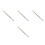 4Pcs Extendable Closet Rod Stainless Steel Adjustable Secure Lock Grey 4