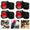 12Pcs Red Motorcycle Throttle Controller with Aluminum Handle Grips 9