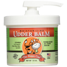 The Happy Cow Fuktgivande Udder Balm - 12 uns pump