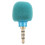 2Pcs Compact Wireless Mini Microphones Sky- with Noise Reduction 1